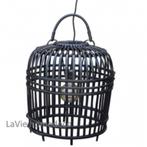 Zwarte grote hanglamp, Huis en Inrichting, Lampen | Hanglampen, Verzenden, Nieuw, Minder dan 50 cm