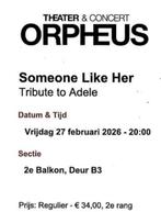 Ticket someone like her van Adele, Eén persoon, Februari
