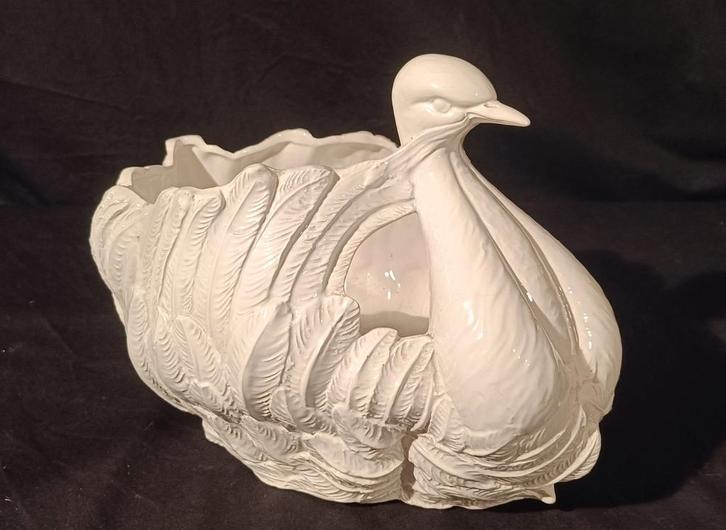grote vintage zwaan Italiaans., Antiek en Kunst, Antiek | Keramiek en Aardewerk, Ophalen of Verzenden