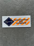 Politie samen werken aan veiligheid, Verzamelen, Stickers, Ophalen of Verzenden