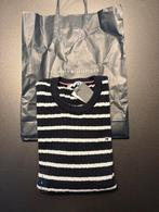 TOMMY HILFIGER - kabeltrui blauw-wit - maat L, Blauw, Maat 42/44 (L), Nieuw, Ophalen of Verzenden