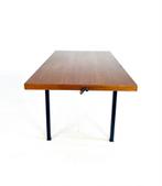 Verstelbare vintage salontafel, Ilse Möbel ‘60, Huis en Inrichting, Tafels | Salontafels, 100 tot 150 cm, Verzenden, 50 tot 100 cm