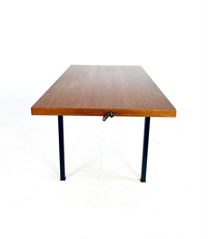 Verstelbare vintage salontafel, Ilse Möbel ‘60, Huis en Inrichting, Tafels | Salontafels, Zo goed als nieuw, Minder dan 50 cm