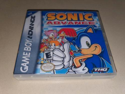 Sonic Advance Game Boy Advance GBA Game Case, Spelcomputers en Games, Games | Nintendo Game Boy, Zo goed als nieuw, Verzenden