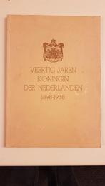 Koninklijk Huis Wilhelmina 40 jaar op de troon. 1898-1938, Ophalen of Verzenden, Zo goed als nieuw, Kaart, Foto of Prent
