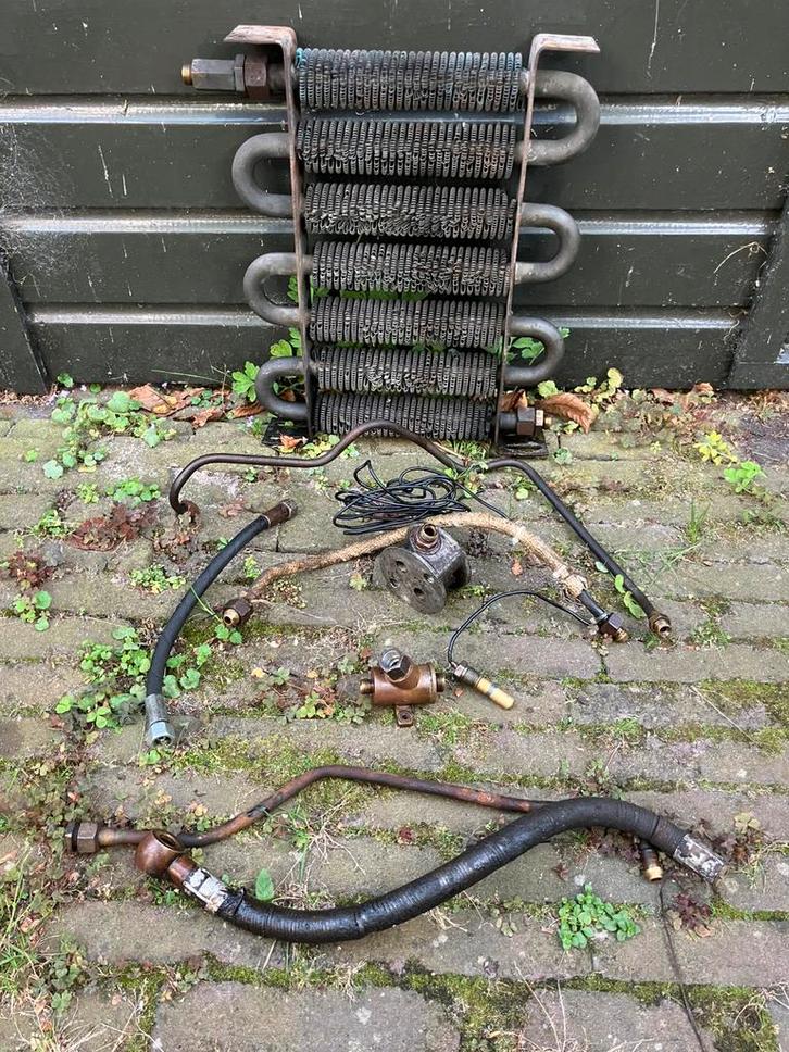 Land Rover series 2a olie koeling radiator leidingen, Auto-onderdelen, Overige Auto-onderdelen, Land Rover, Ophalen of Verzenden