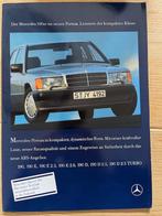 Mercedes-Benz 190 190E autofolder 1989 brochure, Gelezen, Ophalen of Verzenden, Mercedes