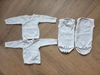 Rompers/shirtjes mt 44-48 wit, Kinderen en Baby's, Babykleding | Prematuur, Ophalen of Verzenden, Zo goed als nieuw, Jongetje of Meisje