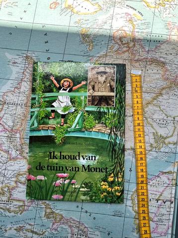 A.Kinder kunst boek Monet ik houd van de tuin van Monet beschikbaar voor biedingen