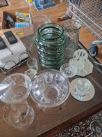 Glazen Collectie: Vazen, Schalen & Decoratie, Antiek en Kunst, Antiek | Glas en Kristal, Ophalen
