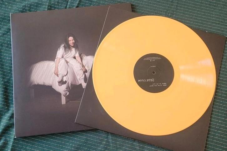 Billie Eilish - When We All Fall Asleep... (Gele Vinyl), Cd's en Dvd's, Vinyl | Pop, Zo goed als nieuw, 2000 tot heden, 12 inch