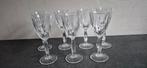 7 Borrel / likeurglaasjes kristal geslepen, Antiek en Kunst, Antiek | Glas en Kristal, Ophalen of Verzenden