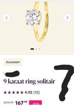 Lucardi gouden ring, Gebruikt, Ophalen of Verzenden, Dame, Goud