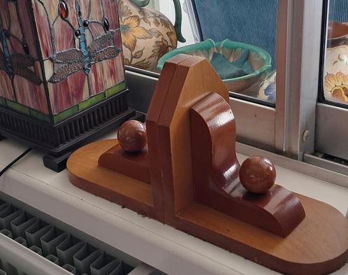 Boekensteunen  van hout, Huis en Inrichting, Woonaccessoires | Wandplanken en Boekenplanken, Gebruikt, Ophalen of Verzenden