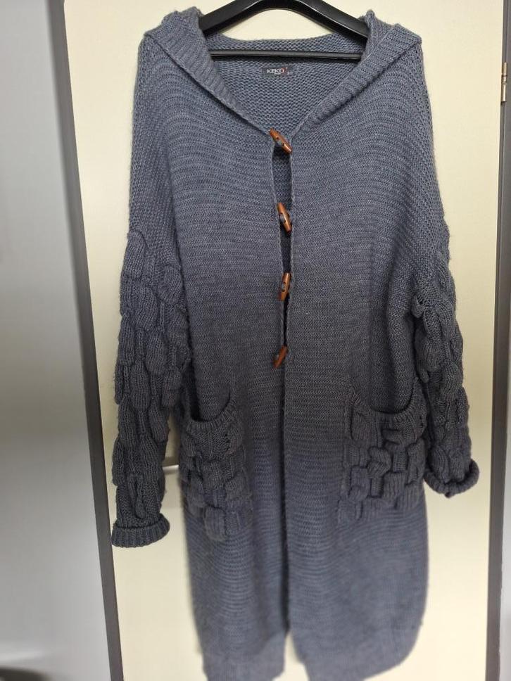 Warm vest Kekoo design maat 3-4, Kleding | Dames, Truien en Vesten, Zo goed als nieuw, Maat 46/48 (XL) of groter, Grijs, Ophalen of Verzenden