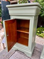Set antieke nachtkastjes, Il Fienile groen, landelijk wonen, Nieuw, De Steeg, Il fienile, Hout