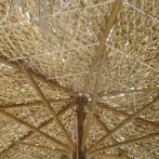 Parasol van bamboe bananenbladeren 210 cm GRATIS VERZENDING!, Verzenden, Nieuw, Stokparasol
