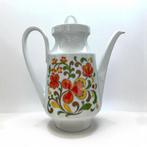Vintage Bareuther Waldsassen koffiepot met bloemendecor ‘70, Antiek en Kunst, Ophalen of Verzenden