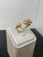 14k gouden panter ring prachtig model, Sieraden, Tassen en Uiterlijk, Ringen, Ophalen of Verzenden