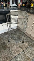 Verrijdbare roestvrijstalen keuken trolley, Huis en Inrichting, Zo goed als nieuw, Ophalen