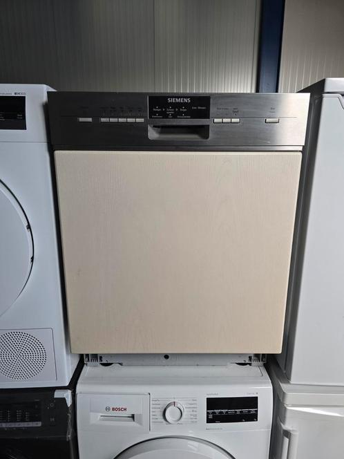 Keurige ruime Siemens semi-inbouwvaatwasser - Garantie! 🚚✅️, Witgoed en Apparatuur, Vaatwasmachines, Zo goed als nieuw, Vrijstaand