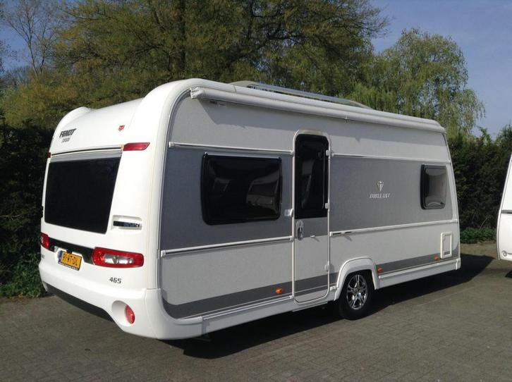Fendt 465 brillant 2014, Caravans en Kamperen, Caravans, Particulier, tot en met 4, 1500 - 2000 kg, Rondzit, Fendt, Frans bed