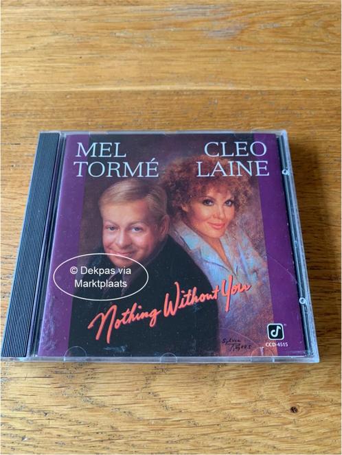 Cd Mel Tormé / Cleo Laine - Nothing Without You, Cd's en Dvd's, Cd's | Jazz en Blues, Jazz, Ophalen of Verzenden