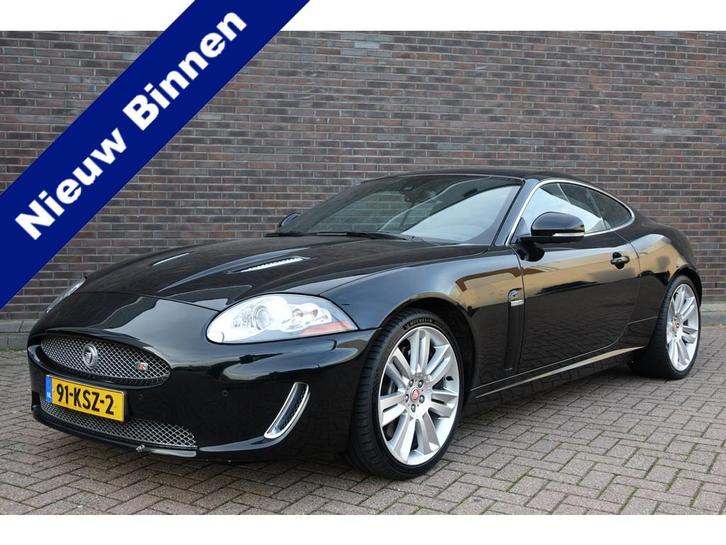 Jaguar XKR 5.0 V8 S/C Coupé Zwart/Zwart met nieuwe distribu, Auto's, Jaguar, Bedrijf, Te koop, XK, ABS, Airbags, Airconditioning