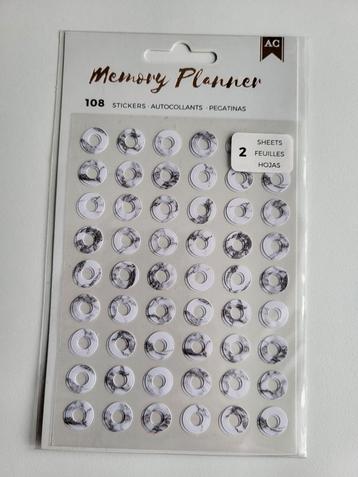 American Crafts Memory Planner Reinforcement Stickers 341215 beschikbaar voor biedingen