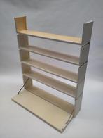 Vintage houten boekenkast wandrek met kastje hout kast rek, Ophalen, 100 tot 150 cm, ., 100 tot 150 cm