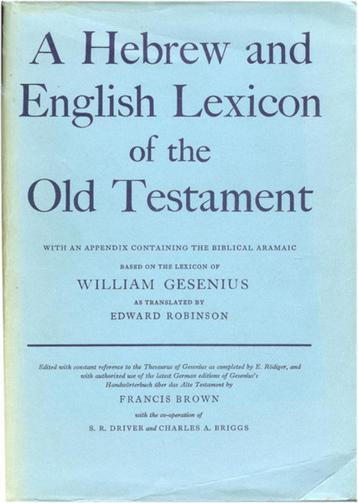Hebrew and English Lexicon of the Old Testament beschikbaar voor biedingen