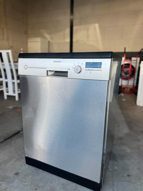 Siemens vrijstaand vaatwasmachine vaatwasser RVS + GARANTIE!, Witgoed en Apparatuur, Vaatwasmachines, Zo goed als nieuw, Vrijstaand