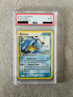 Blastoise 1/17 POP 3 PSA 9 Graded Pokemon, Hobby en Vrije tijd, Verzamelkaartspellen | Pokémon, Verzenden, Zo goed als nieuw, Losse kaart