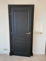 Mat zwarte Binnendeur (stomp), 80 tot 100 cm, Ophalen of Verzenden, Zo goed als nieuw, 200 tot 215 cm
