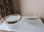 Twee cristal Val St Lambert imperial bowls -, Antiek en Kunst, Verzenden