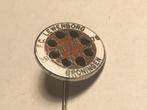 Emaille F.C. LEWENBORG GRONINGEN VOETBALCLUB Speld., Verzamelen, Speldjes, Pins en Buttons, Verzenden, Zo goed als nieuw, Sport
