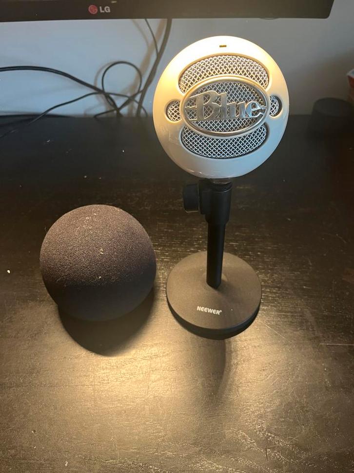 Blue Snowball ICE Microfoon - Perfecte Staat!, Muziek en Instrumenten, Microfoons, Zo goed als nieuw, Studiomicrofoon, Ophalen