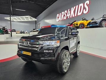 Kinderauto Toyota Land Cruiser Politie - soft start - RC beschikbaar voor biedingen