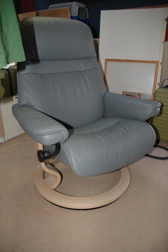Fauteuil Stressless Sunrise, Huis en Inrichting, Fauteuils, Zo goed als nieuw, Leer, Ophalen