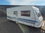 Hobby de luxe 495 met stapelbed - 1999, Caravans en Kamperen, Standaardzit, 75 kg, Hobby, Ringverwarming
