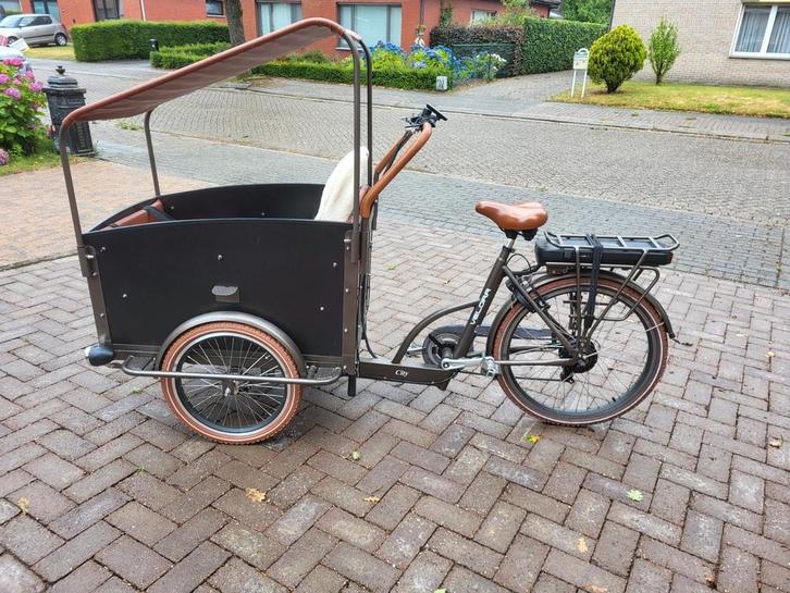 Velora city elektrische bakfiets, Fietsen en Brommers, Fietsen | Bakfietsen, Zo goed als nieuw, Overige merken, 4 kinderen of meer