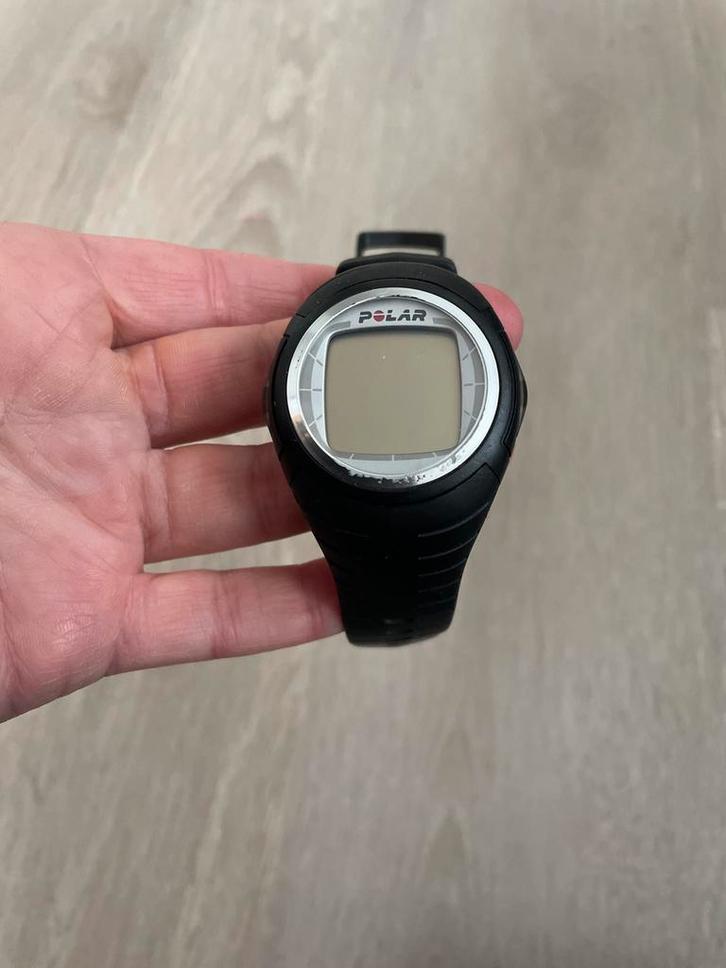 Polar Sporthorloge - Zwart, Sieraden, Tassen en Uiterlijk, Sporthorloges, Gebruikt, Android, Zwart, Afstand, Waterdicht, Ophalen of Verzenden