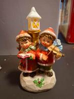 Vintage zingend Kerst Ornament met Verlichting, Ophalen, Gebruikt