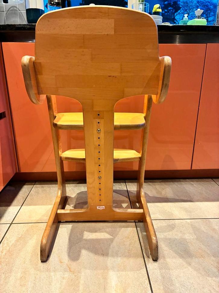 Houten Meegroeistoel - Herlag, Kinderen en Baby's, Kinderstoelen, Gebruikt, Meegroeistoel, Ophalen