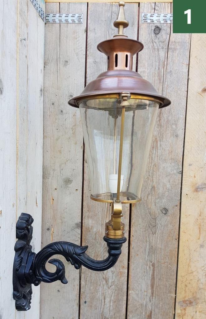 Antieke Nostalgische Klassieke buitenlampen wandverlichting, Antiek en Kunst, Curiosa en Brocante, Verzenden