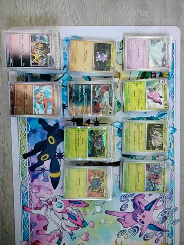 Heel veel pokemonkaarten, 10 verschillende series, 434 stuks beschikbaar voor biedingen