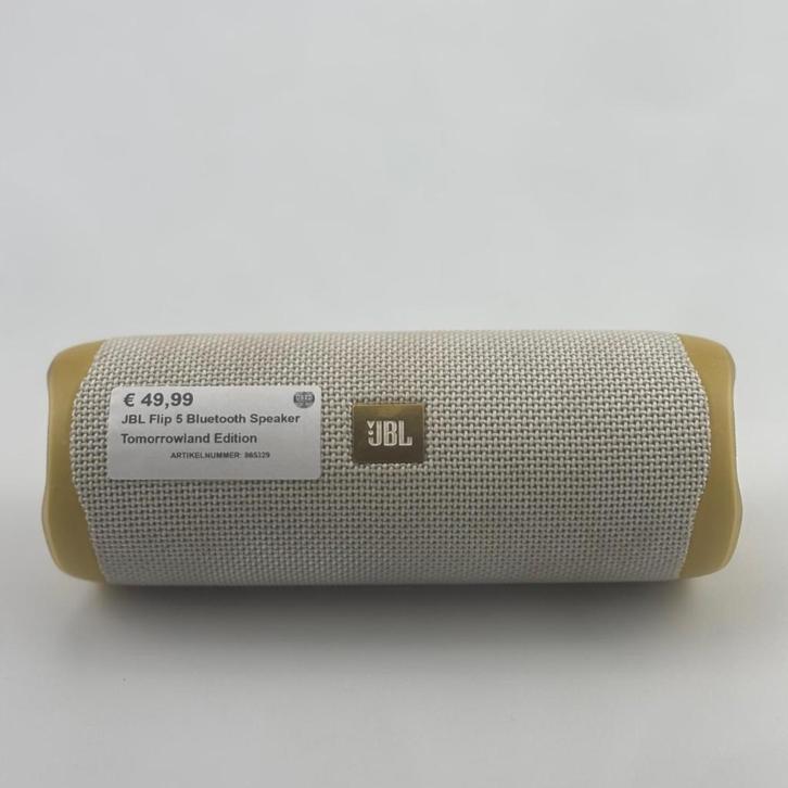 JBL Flip 5 Bluetooth Speaker Tomorrowland Edition, Auto diversen, Autospeakers, Zo goed als nieuw