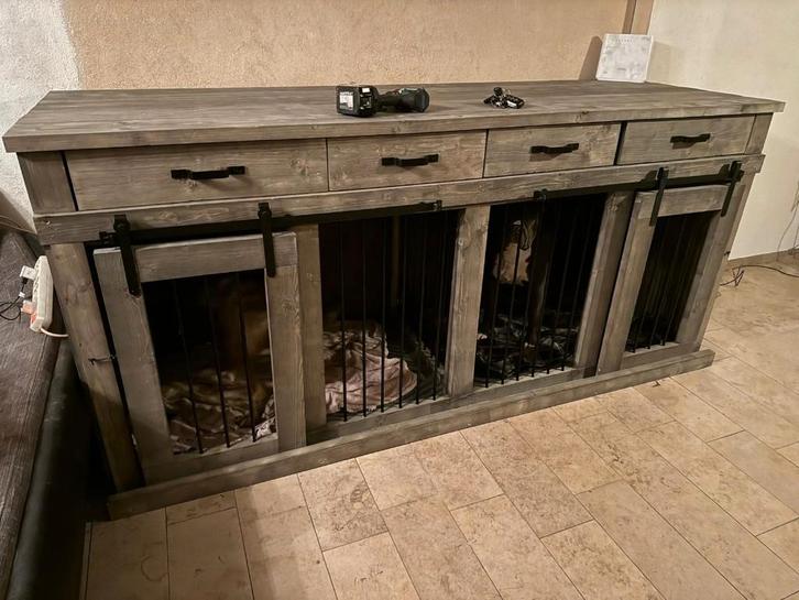 hondenbench, Dieren en Toebehoren, Hondenbenches, Zo goed als nieuw, Ophalen