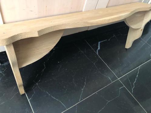 massief blank eiken console/schouw/plank, Huis en Inrichting, Woonaccessoires | Wandplanken en Boekenplanken, Nieuw, Ophalen
