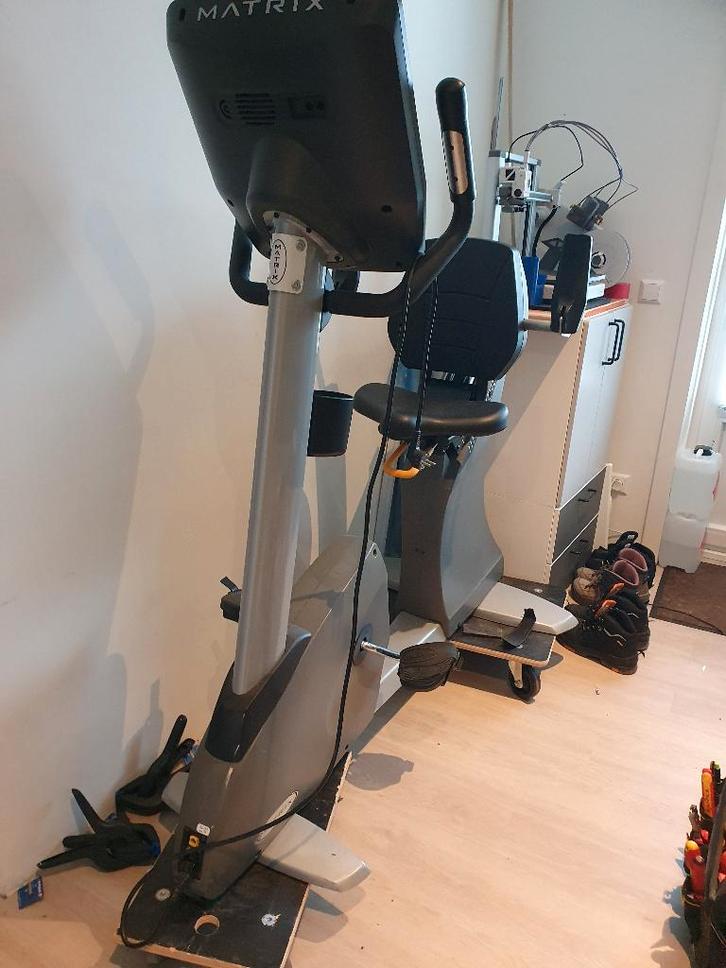 hometrainer, Sport en Fitness, Fitnessapparatuur, Gebruikt, Hometrainer, Metaal, Ophalen